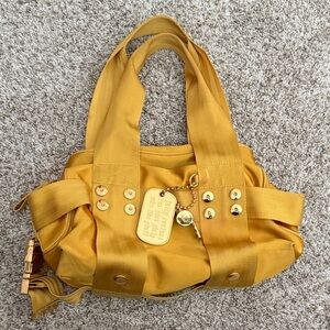 Juicy Couture Stylish Yellow Handbag